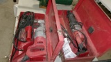 MILWAUKEE SAWZALL & RIGHT ANGLE DRILL, both corded