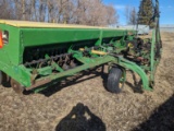 30' JOHN DEERE 9350 PRESS DRILLS, track wackers, tarps, used last year (fert. not used), +