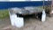 8 1/2' x 9' UTILITY FLATBED, tool boxes, & 5th wheel ball