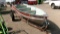14' LUND ALUMINUM BOAT w / trailer (needs tire )
