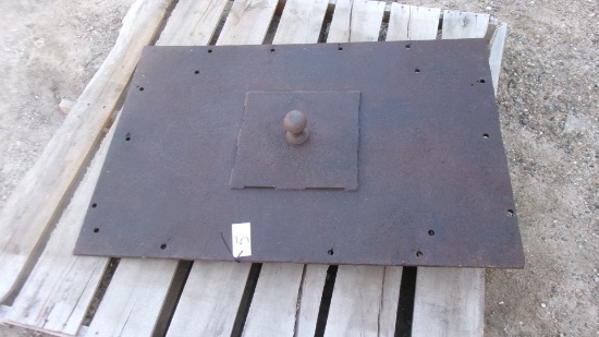2   5/16" GOOSENECK  HITCH PLATE ( 1/2"