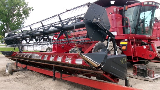 30' CASE IH 1020 FLEX HEAD, 2  shaft oil drive, fore & aft, 3" cut, extra sickle  sn CBJ051100,