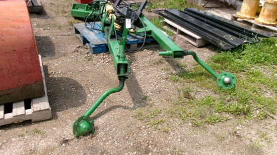 2- JOHN DEERE LIFT ASSIST UNITS FROM 7100 PLANTER, cylinders & hose included,  no tires ( 6 bolt )