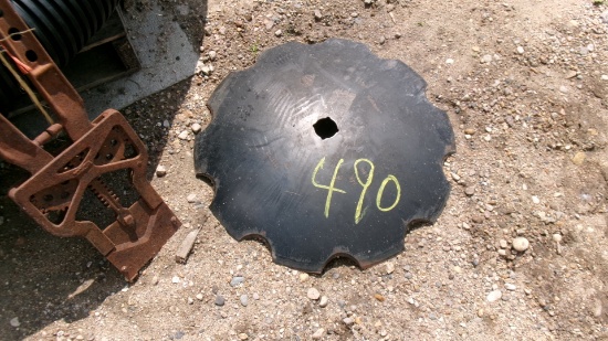 NEW 22" NOTCHED DISK BLADE