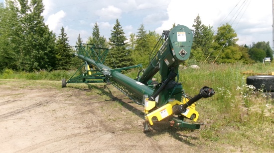 13" X 95' GRAIN MAXX  SWINGER GRAIN AUGER, hyd.   hopper walkers, telescopic extendable