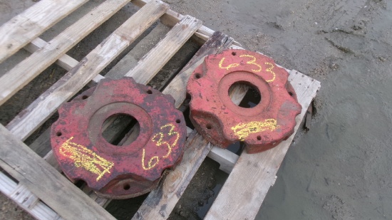 REAR WEIGHTS FOR FARMALL B