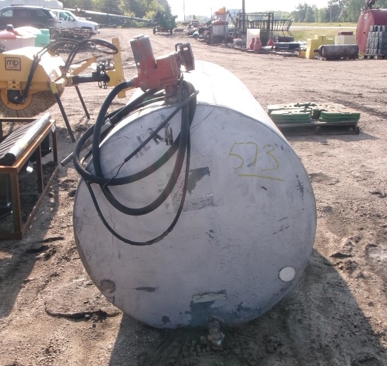500 GALLON FUEL TANK  w / MICO 12 VOLT PUMP