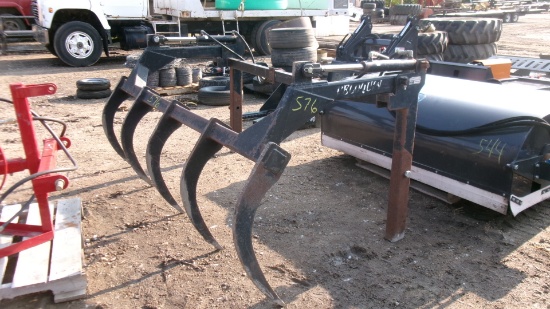 5 TINE 92"PREMIER LOADER GRAPPLE, 2 cylinder