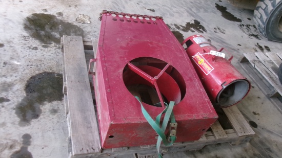 LP GAS HEATER w/ GRAIN BIN T5RANSITION
