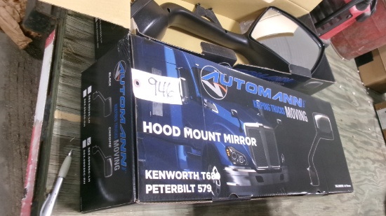 SET OF NEW HOOD MOUNT MIRRORS (KW T680 & PETE 579 )