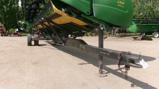 30' CASSIE SINGLE AXLE 4 WHEEL FLEXHEAD TRAILER