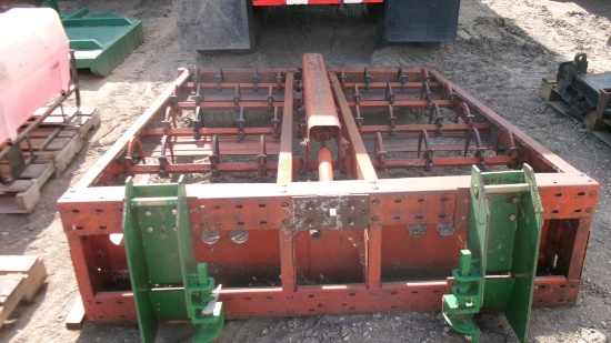 FARMHAND EIGHT PACK SMALL BALE LOADER ATTACHMENT, J.D. MOUNTS