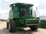 1991  JOHN DEERE 9600 RWA COMBINE, DAM, DAS, 3 spd,. feeder house reverser, AC works, dual range