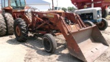 WD ALLIS WIDE FRONT w / SUPER SIX 3500 LOADER, hyd. bucket, pto pump, 2 spool valve, +