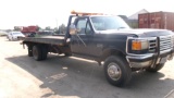 1991 FORD F-450 SUPER DUTY REG. CAB w / 19' JERR DAN ROLL BACK, 7.3, 5 spd. , winch, wheel lift+