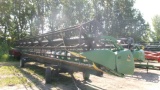 2009 JOHN DEERE 635 HYDRA FLEX BEAN HEAD, fore & aft, single p.t, good poly, contact Phil @686-1131