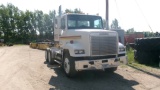 1987 FREIGHTLINER DAY CAB SEMI, 300 Cummins, 9 spd (low hole), spring suspension,