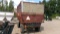 12' FARMHAND REAR UNLOAD FORAGE BOX on  6 BOLT RUNNING GEAR