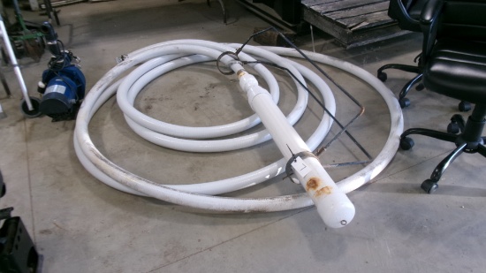 220 VOLT 2" SPRINGLER SYSTEM PUMP (like new ) w /  60' of suction line 2" hose & intake filter +