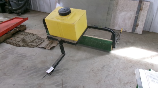 PULL TYPE 4' DANDELION WIPER LAWN ROLLER