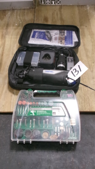 CORDLESS DREMEL w / batt. & charger, & many accessories