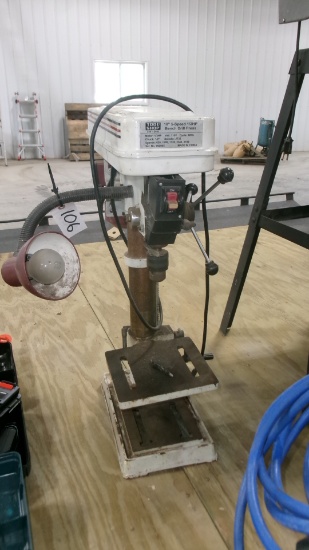 10" TOOL SHOP 5 SPEED BENCH DRILL PRESS