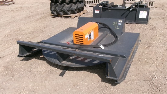 6' WOLVERINE SKID MOUNT ROTARY BRUSH MOWER, 3,000 PSI, 15-20 GPM, tax