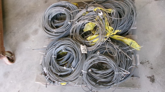 1/4" CABLE w / clamps, rolls of up to 100'