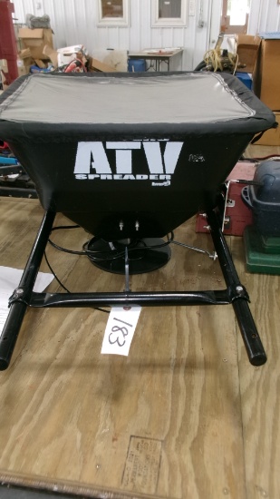12 VOLT ATV MOUNT LAWN SPREADER