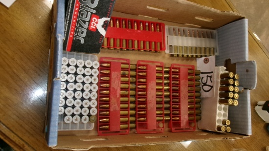 AMMO: 38 RDS. 30.06. 40 RDS. .44 S & W SPL, 10 RDS. ,30 .30, 9 RDS. .243