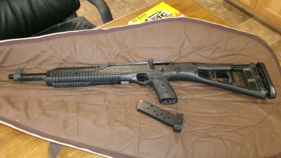 HI POINT 4595 .45 SEMI AUTO CARBINE sn. R21399, 3 rail mounts