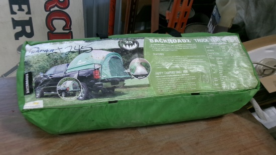 FULL SIZE PICKUP BED TENT, BROWNING COBRA COMPOUND BOW , arrows & case