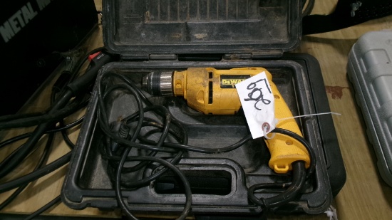 CORDED DEWALT 3 /8" DRILL & NEW CRAFTSMAN SABRE SAW
