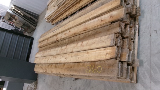 ROUGH CUT CEDAR: 34- 1 X 5" X 8' & 31- 1 X 4" X 8'