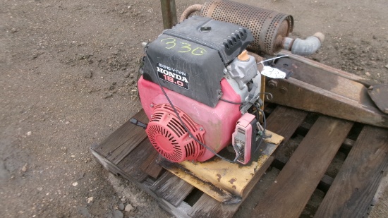 HONDA 18 H.P. GX610 GAS MOTOR, has not run in a few years but was ok