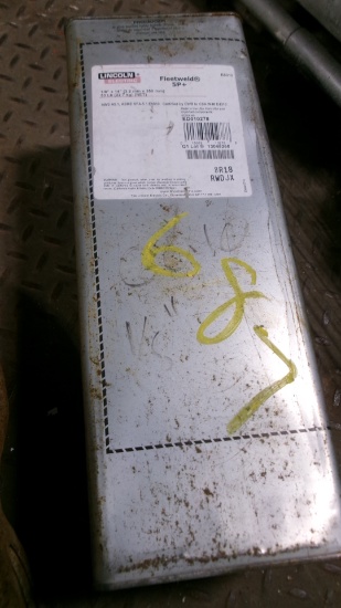 UNOPENED 50 # CARTON OF 1/8" E6010 WELDING RODS
