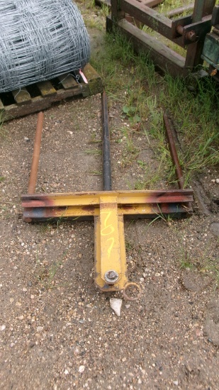 BUCKET MOUNT 3 SPEAR BALE FORK