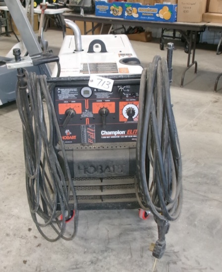 HOBART  PORTABLE 225 AMP AC/ DC WELDER - 11,000 WATT GENERATOR.  Kohler gas eng., 220 volt +