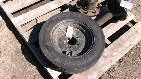 NEW PACKER TIRE & RIM FOR CONCORD AIR SEEDER