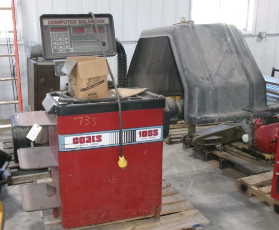 COATS 1055 COMPUTERIZED TIRE BALANCER