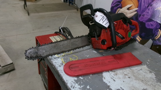 16" JONSERED CHAIN SAW, 4 spare  chains