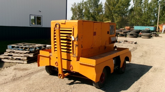 LARGE GENERATOR & PLANE STARTING UNIT POWERED BY 6 CYLINDER DETROIT DIESEL, 495 hrs