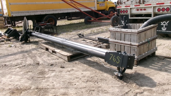 6" X 18' UNVERSETH AIR CART HYDRAULIC CONVEYOR w / HARDWARE, good cond.