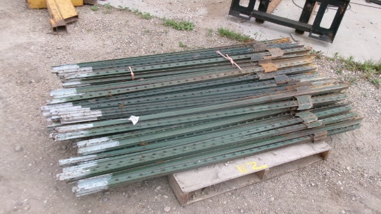 112 GREEN 6' T POSTS (112 x your bid )
