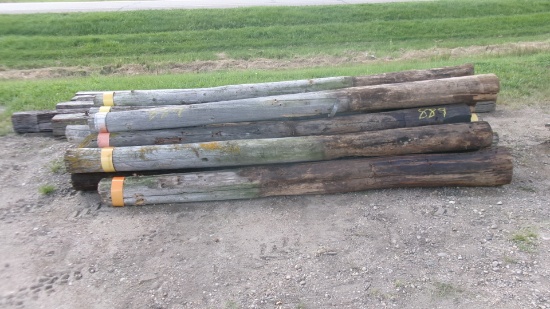 22-10' WOOD POSTS