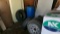 FIREWOOD, MISC. TIRES,  55 GAL. PLASTIC BARREL, ROLL INSULATION, SHELVING & CONTENTS