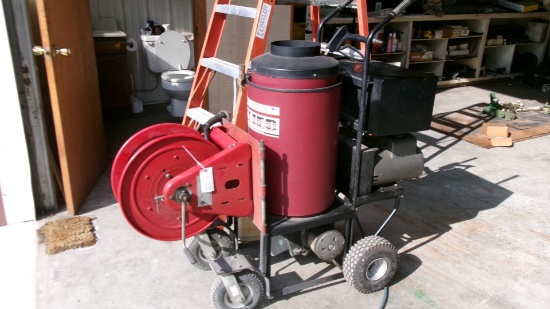 ALLIED HOT WATER WASHER, hose reel, A-ok