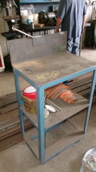 16" X 24" 3  SHELF ROLLING BENCH