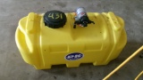 30 GALLON POLY TANK w / 12 VOLT PUMP