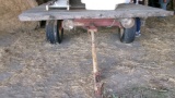 8 1/2' x 20' HAY RACK ON 6 BOLT RUNNING GEAR, 3